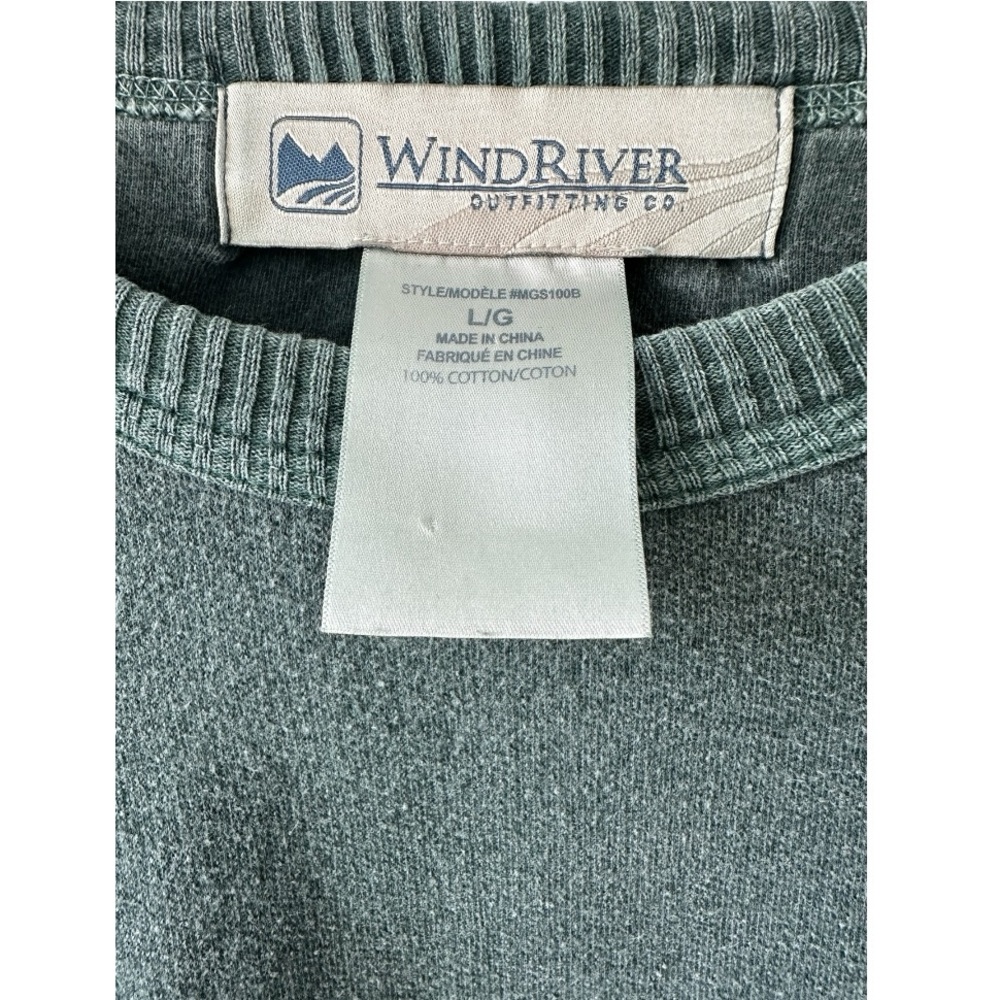 Oversized Boyfriend Crew Sweatshirt by WindRiver Outfitting Co. Size Large - Picture 3 of 4
